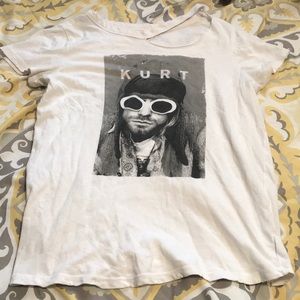 Kurt Cobaim graphic tee